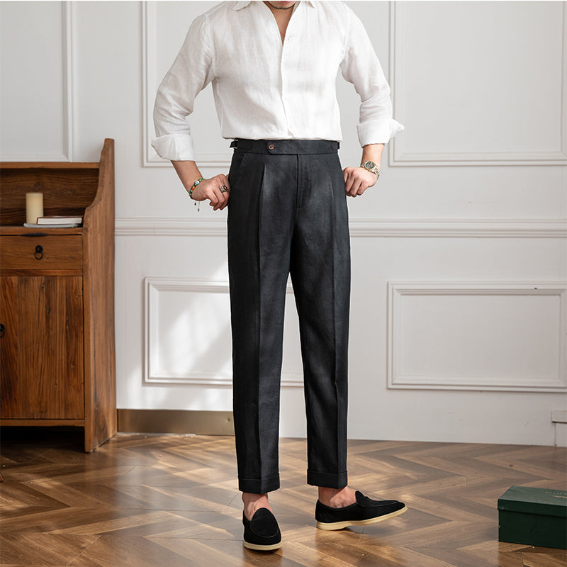 Rive™ | Pantalon en lin avec pinces