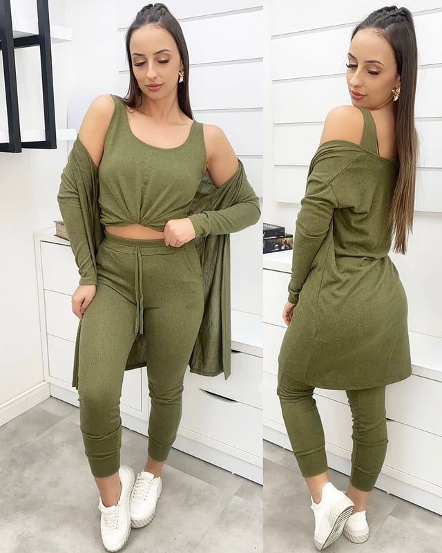 Rive™ | Élégant ensemble tricolore pour femme