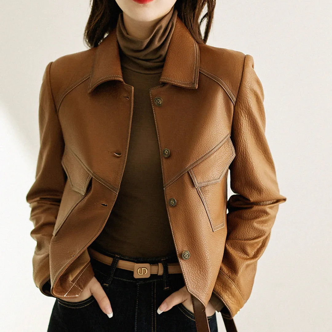 Rive™ | Veste en cuir pour le printemps