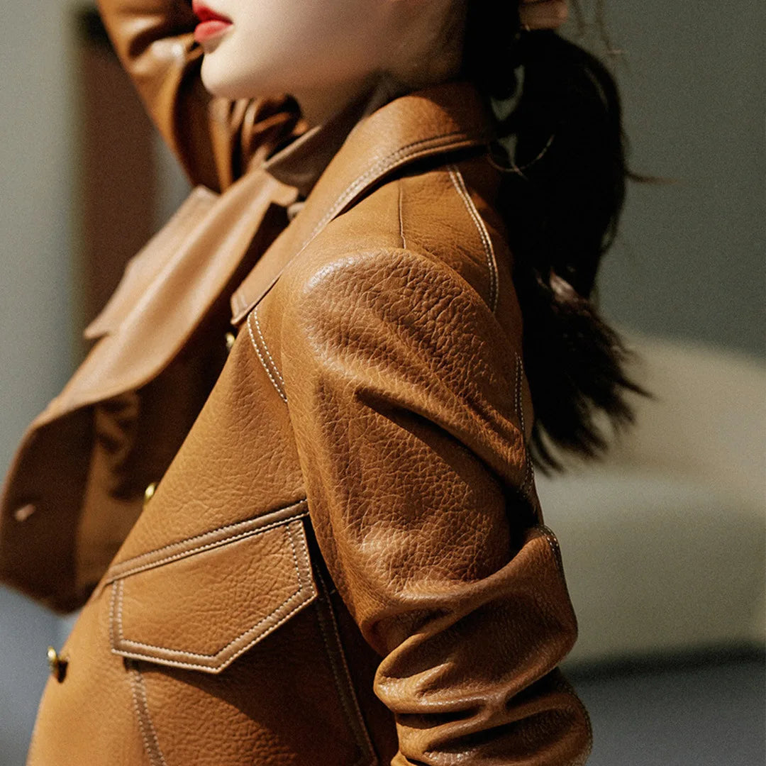 Rive™ | Veste en cuir pour le printemps