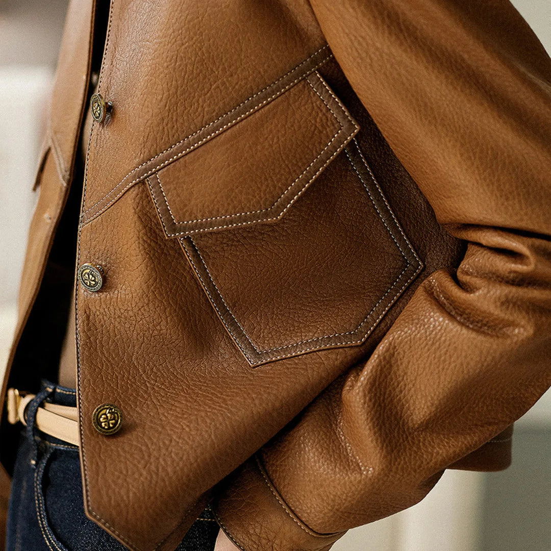 Rive™ | Veste en cuir pour le printemps