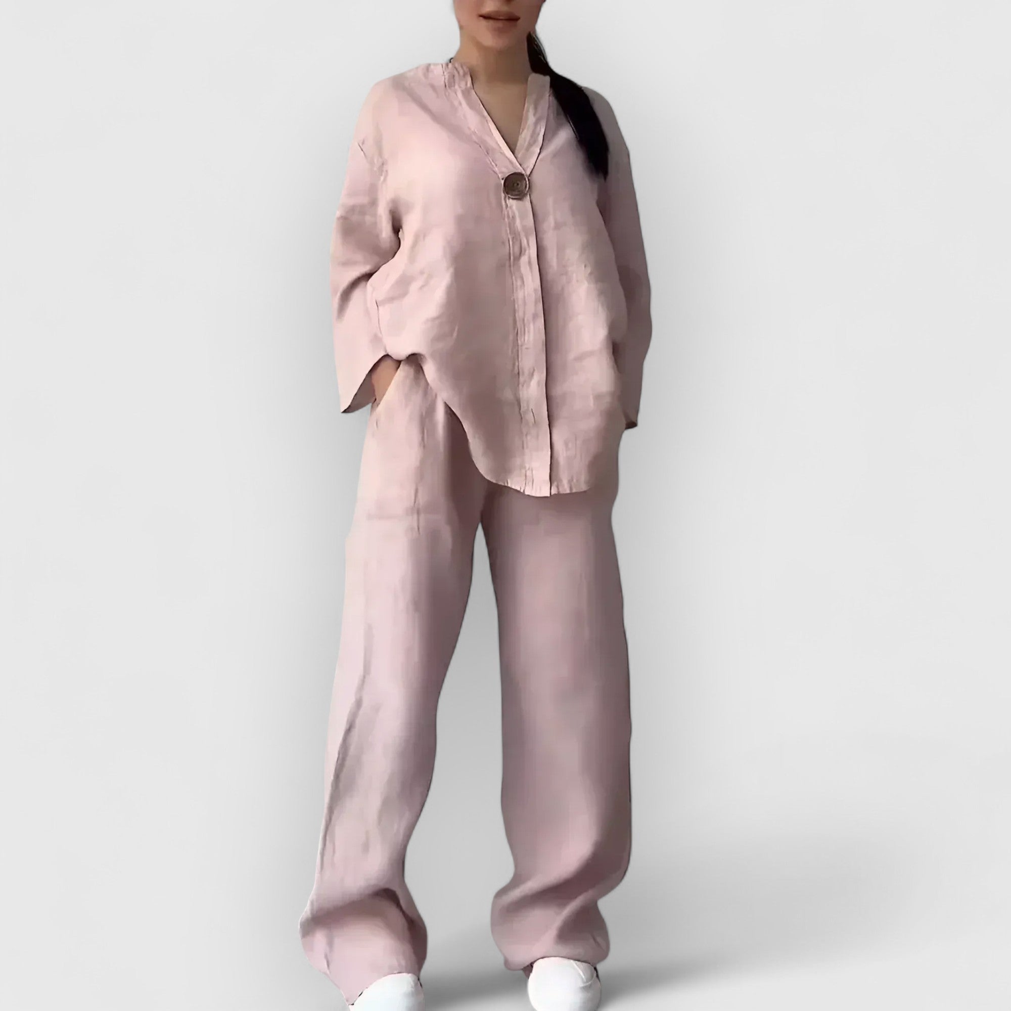 Rive™ | Parure de lin deux pièces dans un style décontracté.