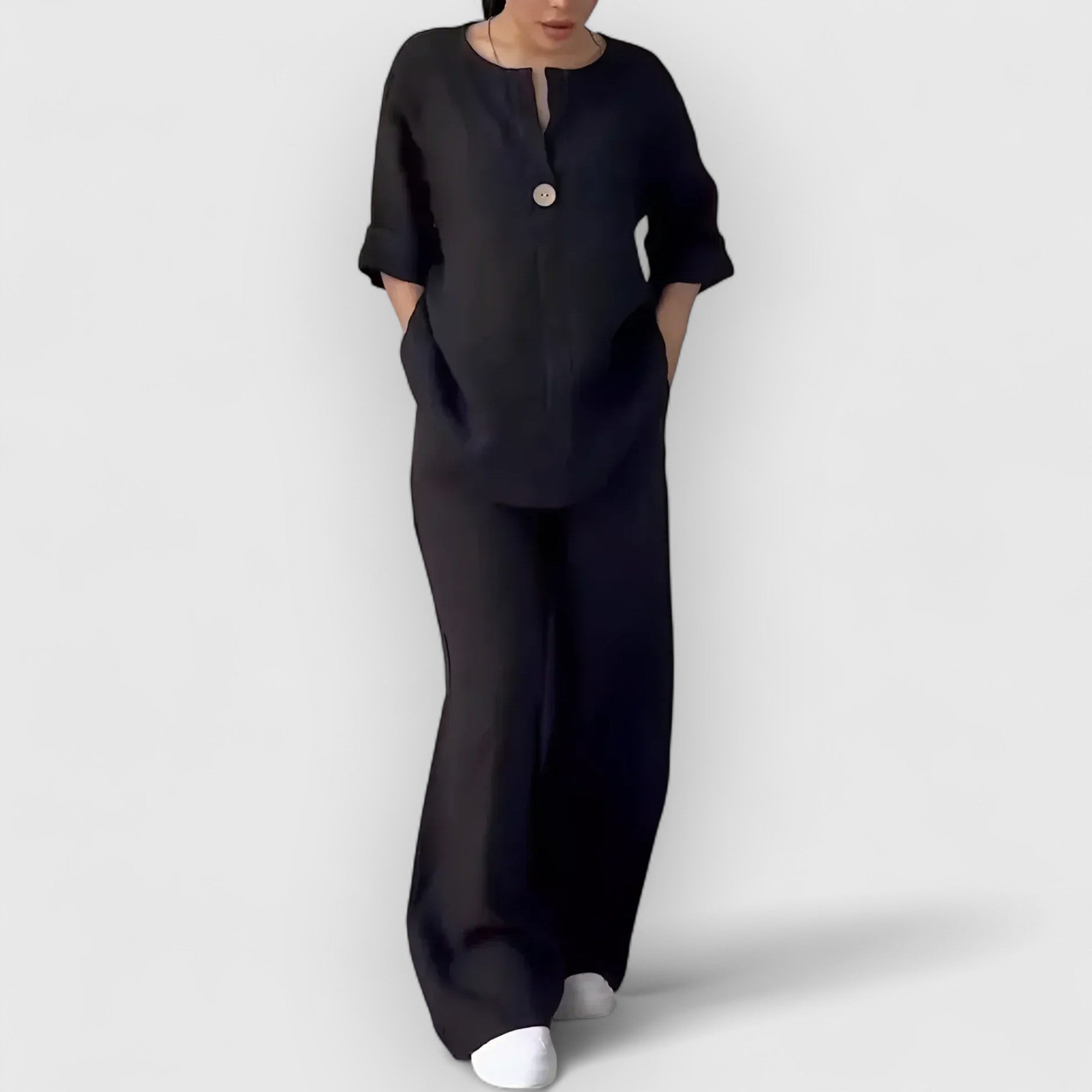Rive™ | Parure de lin deux pièces dans un style décontracté.