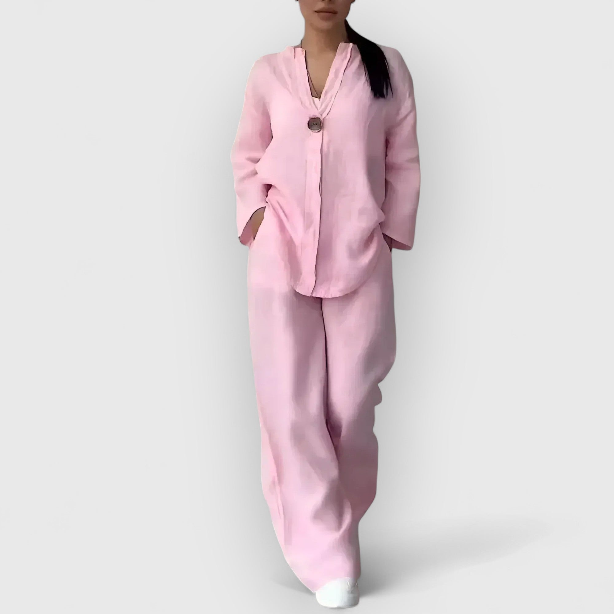 Rive™ | Parure de lin deux pièces dans un style décontracté.