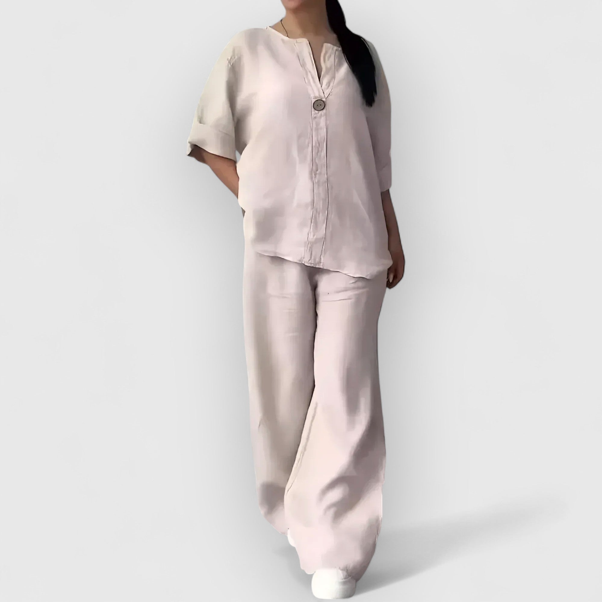 Rive™ | Parure de lin deux pièces dans un style décontracté.