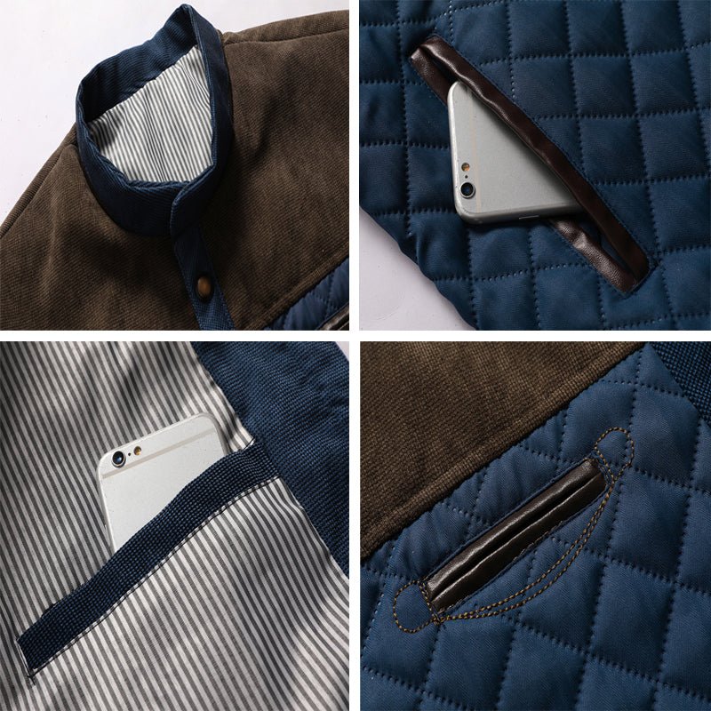 Rive™ | Manteau à carreaux luxueux pour homme