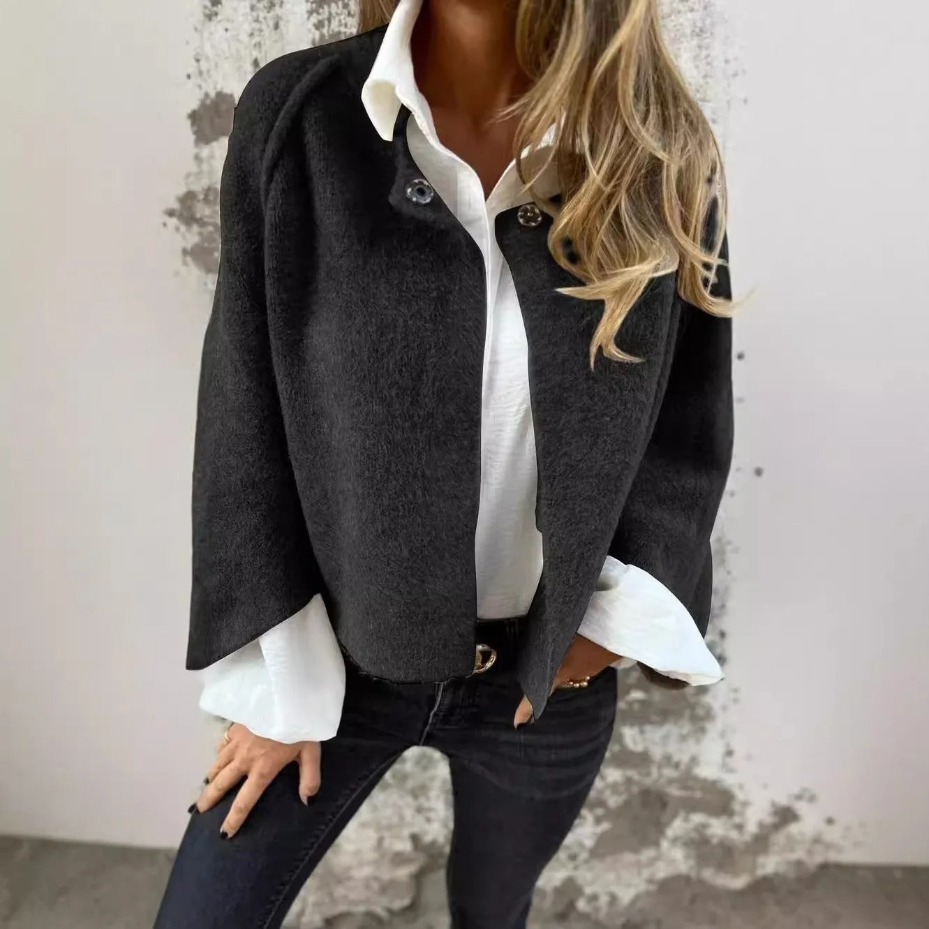 Rive™ | Manteau en laine à manches longues
