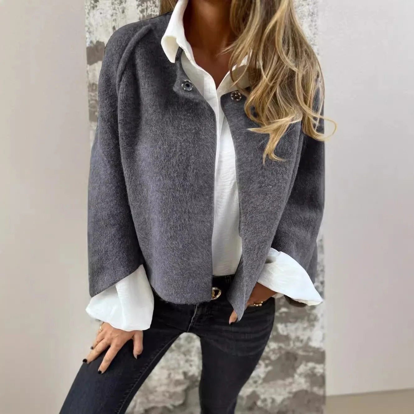 Rive™ | Manteau en laine à manches longues