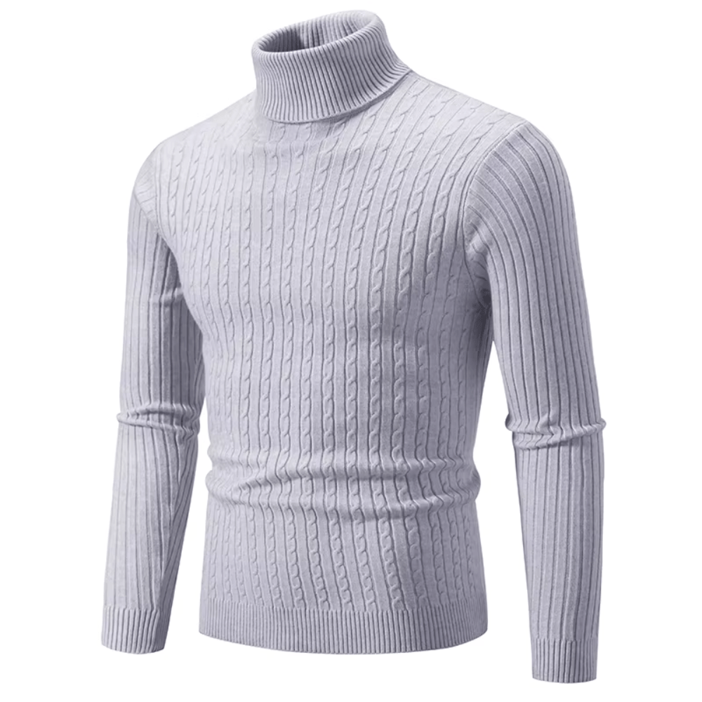 Rive™ | Élégant pull à col roulé en maille