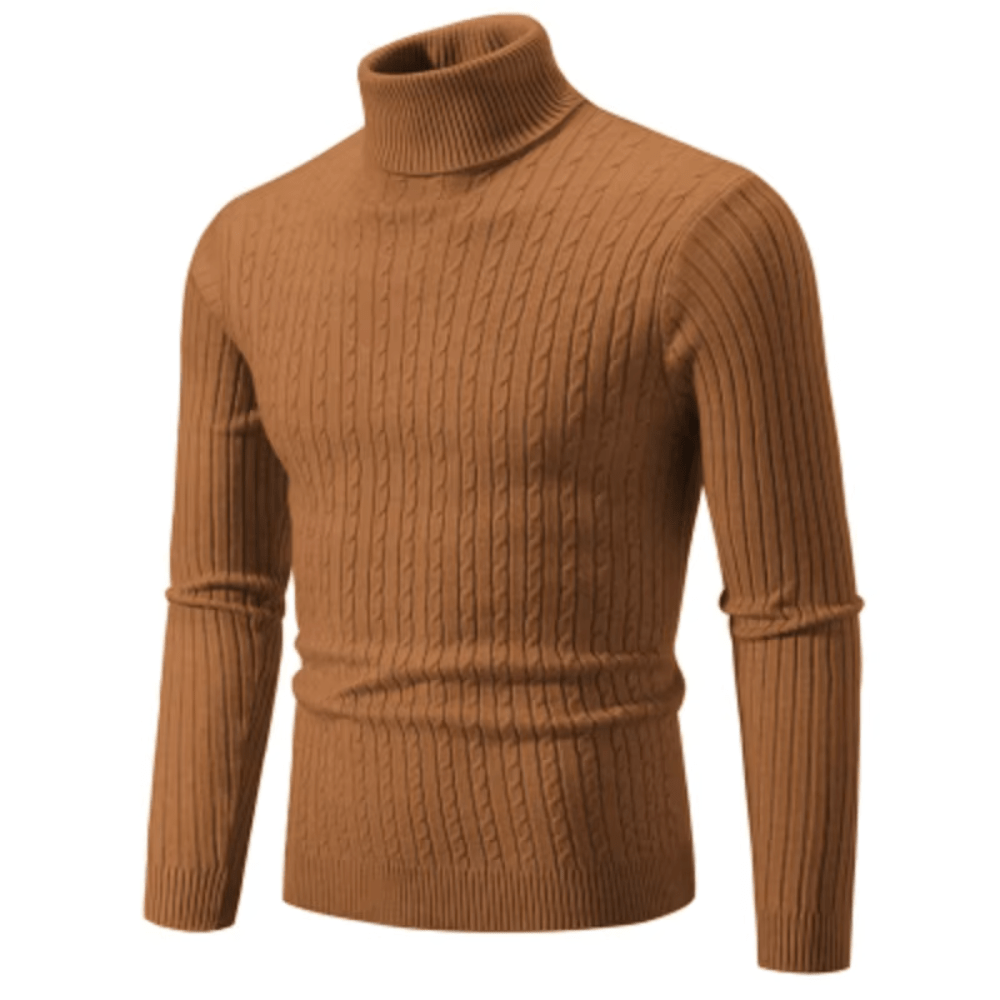 Rive™ | Élégant pull à col roulé en maille