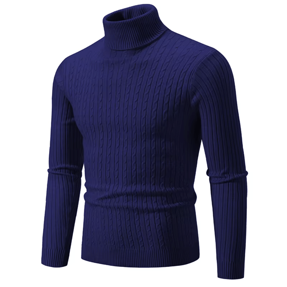 Rive™ | Élégant pull à col roulé en maille