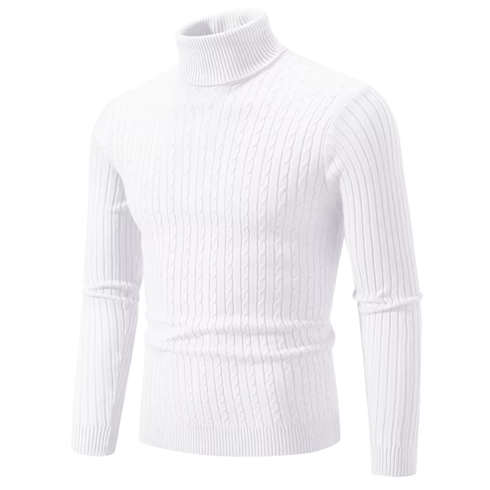 Rive™ | Élégant pull à col roulé en maille