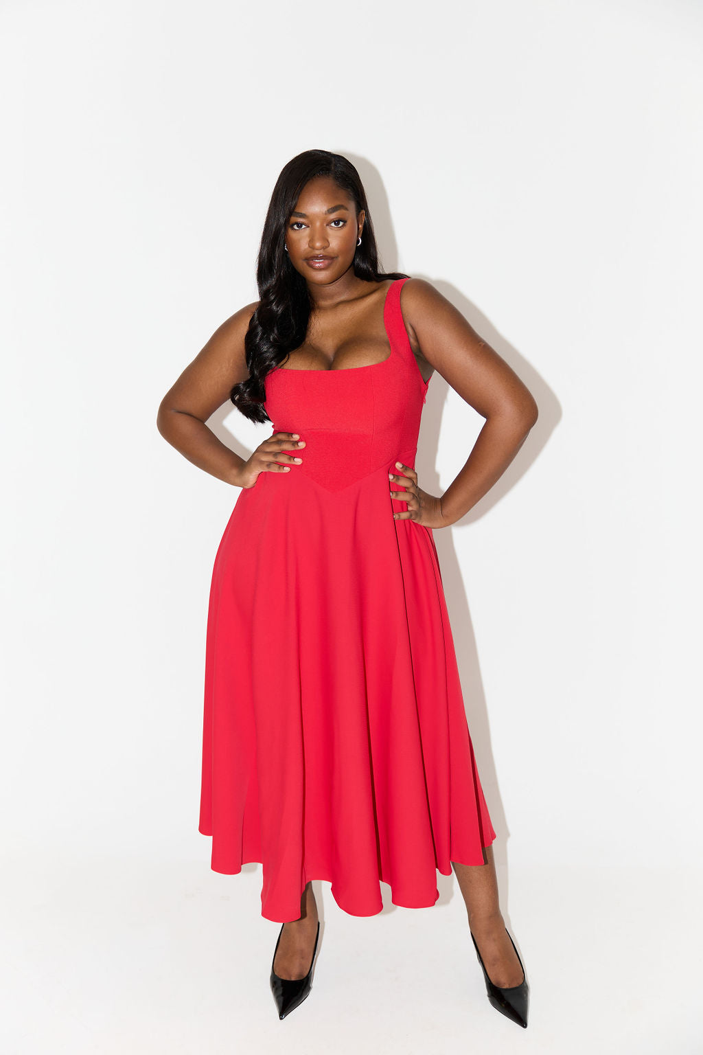 Rive™ | Robe midi fluide intemporelle