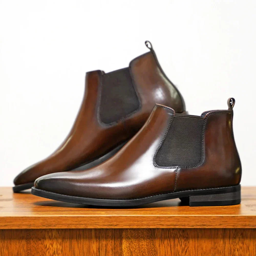 Rive™ | Bottines Chelsea en cuir